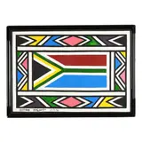 Ndebele Abstract by Esther Mahlangu, Acrylic on canvas, sold Apr 2026