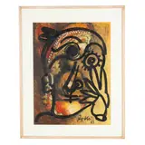 Dreaming Picasso I by Peter Robert Keil, Oil on paper, sold Apr 2026
