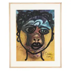 Dreaming Picasso II by Peter Robert Keil, Mixed media with collage on paper, sold Apr 2026