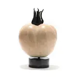 Bronze and Carved Marble Sculpture of a Tomato by Stephanie Le Roux, Patinated bronze and carved marble, sold Apr 2026