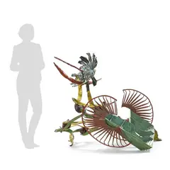Equipage by Nancy Graves, 1982, Bronze with polychrome patina, sold Apr 2026