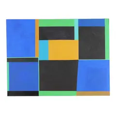 Untitled (Abstract Grid) by Robert C. Postma, Acrylic on canvas, sold Apr 2026