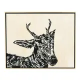 Young Buck by Mathew Curran, Acrylic on panel, sold Apr 2026