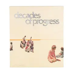 Decades of Progress by Shaun Richards, Mixed media and photo transfer on canvas, sold Apr 2026
