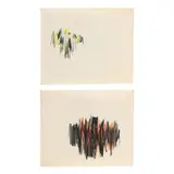 Two Original Works by J. Jay McVicker, Crayon on paper, offered Apr 2026