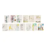 Collection of Thirteen Drawings by Ben Smith, Mixed media on paper including three works signed and dated 2019, sold Apr 2026