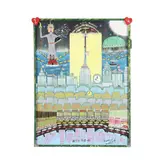 After 9-11-01 by Benny Carter, Acrylic on canvas with applied star, sold Apr 2026