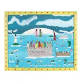 Fishing in the Sea of Gallolee (The Good Ship Lollipop) by Benny Carter, Acrylic on canvas panel, sold Apr 2026