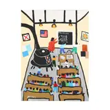 One Room School House by Bernice Sims, Acrylic on canvas, sold Apr 2026