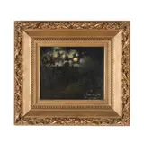 Nocturnal Landscape in Moonlight by William Lowry, Oil on canvas, sold Apr 2026