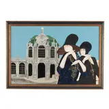 Two Women in Venice by Stephen White, Oil on panel, sold Apr 2026