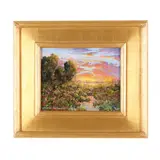 Sunrise by Thomas DeDecker, Oil on board, sold Apr 2026
