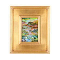 Pond Peace by Thomas DeDecker, Oil on canvas, sold Apr 2026