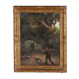 Old Frank's House by Eugene Higgins, Oil on canvas, sold Apr 2026