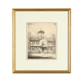 The Cupola House, Edenton, North Carolina by Louis Orr, Etching, sold Apr 2026