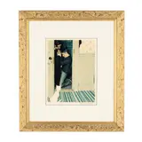 Then Miss Watson Took Me Into the Closet and Prayed by Norman Rockwell, Lithograph in colors, sold Apr 2026
