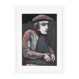Seated Man by Robert Broderson, Oil and gouache on paper, sold Apr 2026