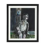 Seated Boy by Robert Broderson, Oil on paper, sold Apr 2026