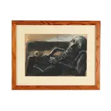 Reclined Figure by Robert Broderson, Watercolor and gouache on paper, sold Apr 2026