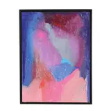 Untitled (Pink, Purple, and Blue Abstract) by Bob Rankin, Oil on board, sold Apr 2026