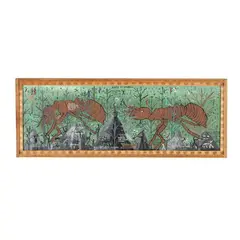 Birth of America by Howard Finster, Polychrome paint on board, sold Mar 2026