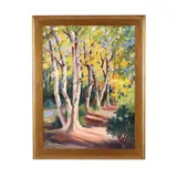 Sylvan Woods by Judy Crane, Oil on canvas, sold Mar 2026