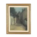 Moonlight in Brittany by Adelaide Deming, Watercolor on paper, sold Mar 2026
