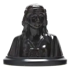 Indian Princess by James Earle Fraser, Patinated bronze, sold Mar 2026