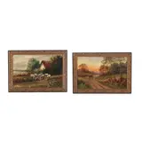 Pair Pastoral Landscapes by William Boyd, Oil on canvas, sold Mar 2026