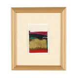 Small Framed Watercolor by Nancy Tuttle May, Watercolor and metallic paint on paper, sold Mar 2026