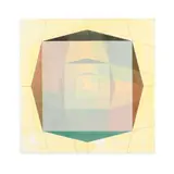 Dissolving Configuration by John Hiigli, Transparent oil on canvas, sold Mar 2026