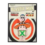Plastic Man by Bernard Martin, Acrylic and oil on constructed canvas and panel, sold Mar 2026