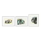 Three Automotive Paintings by Roger Blanchard, Watercolor on paper, sold Mar 2026