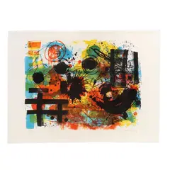 Untitled by Sam Middleton, Lithograph in colors, sold Mar 2026