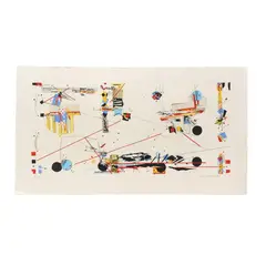 Drumsticks by Sam Middleton, Screenprint in colors on Arches paper, sold Mar 2026
