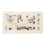 Drumsticks by Sam Middleton, Screenprint in colors on Arches paper, sold Mar 2026