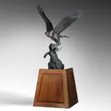 From the Cedars, Life-Size by Ken Bjorge, Life-size patinated bronze statue, sold Mar 2026