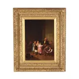 The Village School by Johan Mengels Culverhouse, Oil on canvas (lined), sold Mar 2026