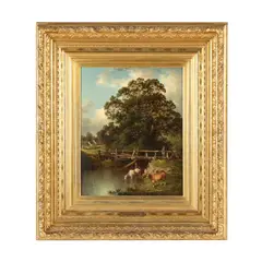 Wawayanda, Orange Co., New York by David Johnson, Oil on panel, sold Mar 2026
