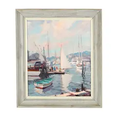 Smith Cove (Gloucester) by Emile Albert Gruppe, Oil on canvas, sold Mar 2026