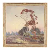 Autumn, Sycamores by Orrin Augustine White, Oil on canvas, sold Mar 2026