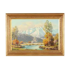 Golden Sierras by Paul Grimm, Oil on canvas, sold Mar 2026