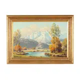 Golden Sierras by Paul Grimm, Oil on canvas, sold Mar 2026