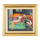 Companions by Warren Brandt, Oil on linen, sold Mar 2026