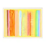Untitled (Stripes) by Robert Natkin, Acrylic on wove paper, sold Mar 2026