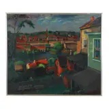 View from West Manayunk by Francis Speight, Oil on canvas (lined), sold Mar 2026
