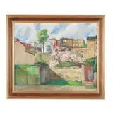 Hillside in Spring by Francis Speight, Oil on canvas, sold Mar 2026
