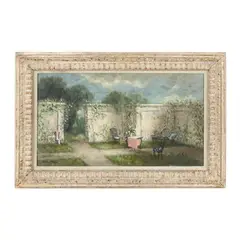 Southern Garden by Hobson Pittman, Oil on Masonite, sold Mar 2026