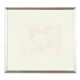 Reclining Model VIII by Hobson Pittman, Pencil on paper, sold Mar 2026