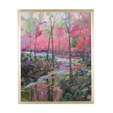 Plum Tree Creek by James P. Kerr, Oil on linen canvas, sold Mar 2026